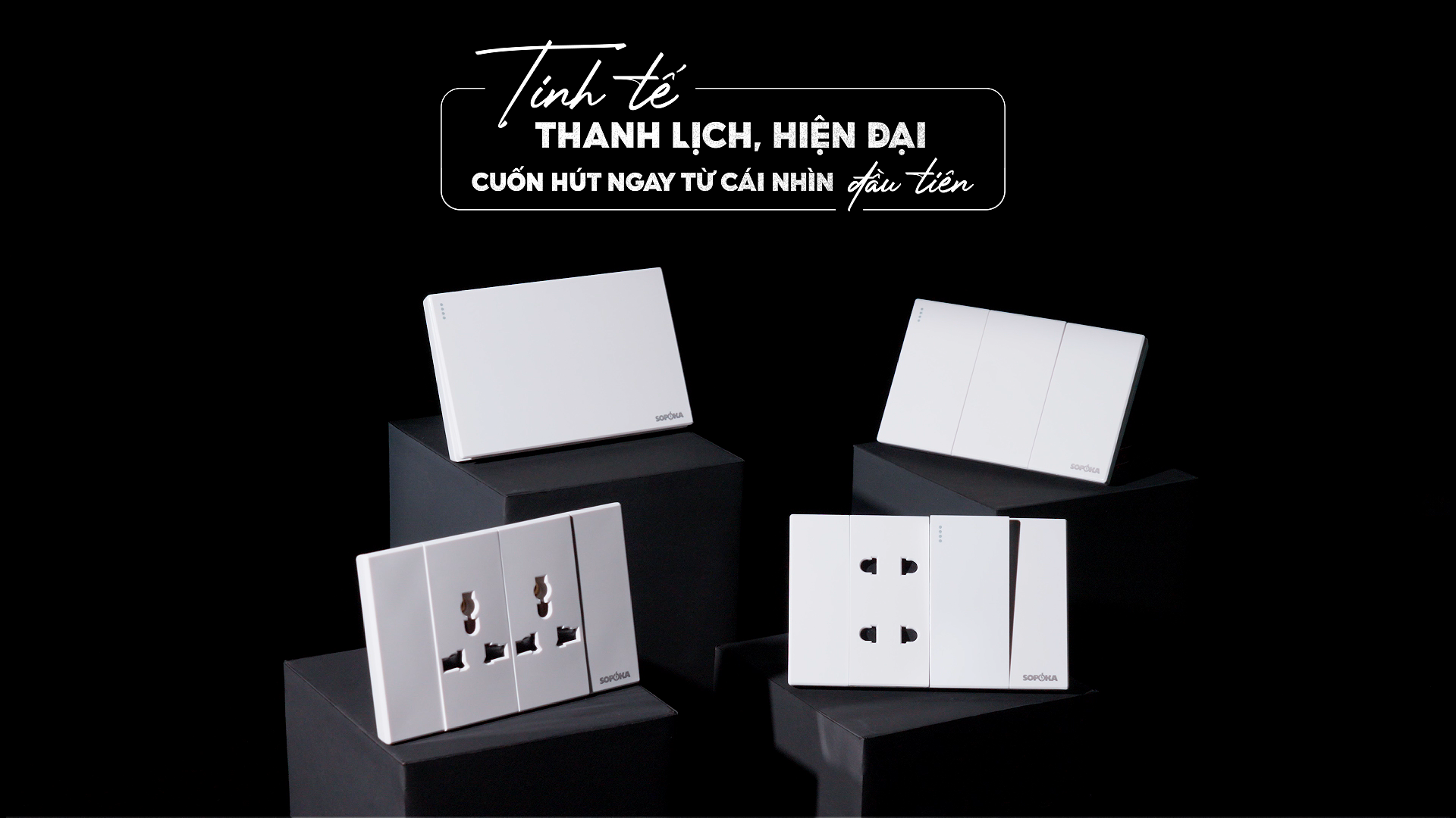 Thiết bị điện âm tường Sopoka