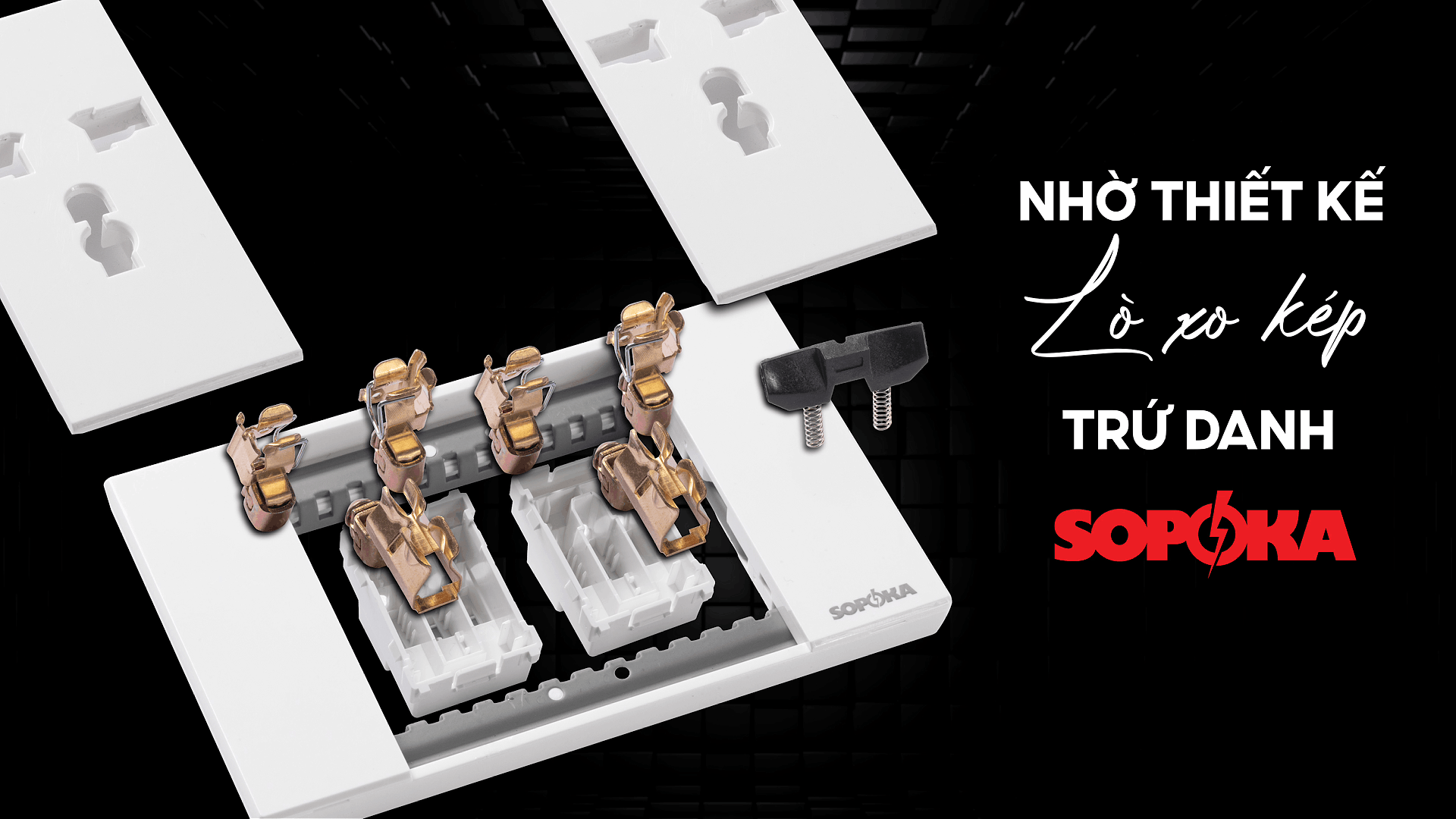 Thiết bị điện âm tường Sopoka